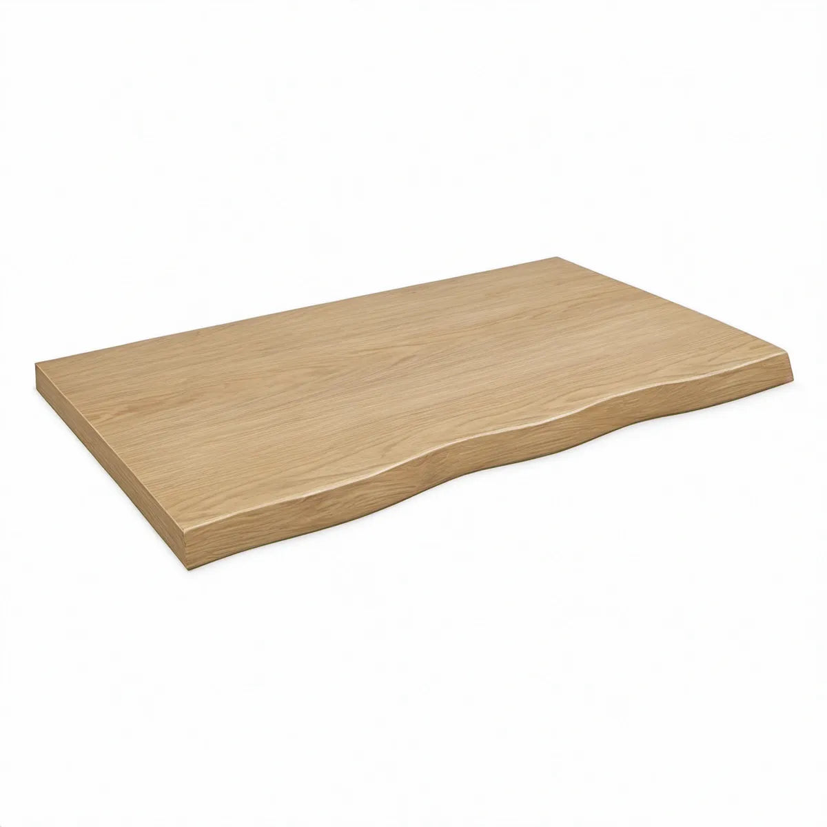 Natural Solid Oak Floating Shelf Board, 60 x 30 x 3.8 cm