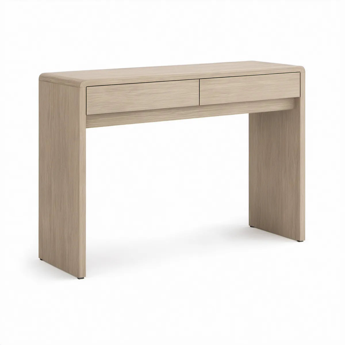 Light Oak 47.2 x 15.7 x 31.5 in Rectangular Console Table with 2 Drawers